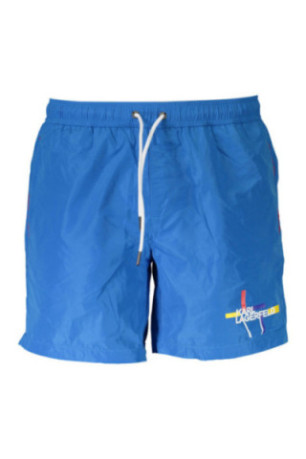 Short de bain Boxer moyen Bleu azur KARL LAGERFELD BEACHWEAR