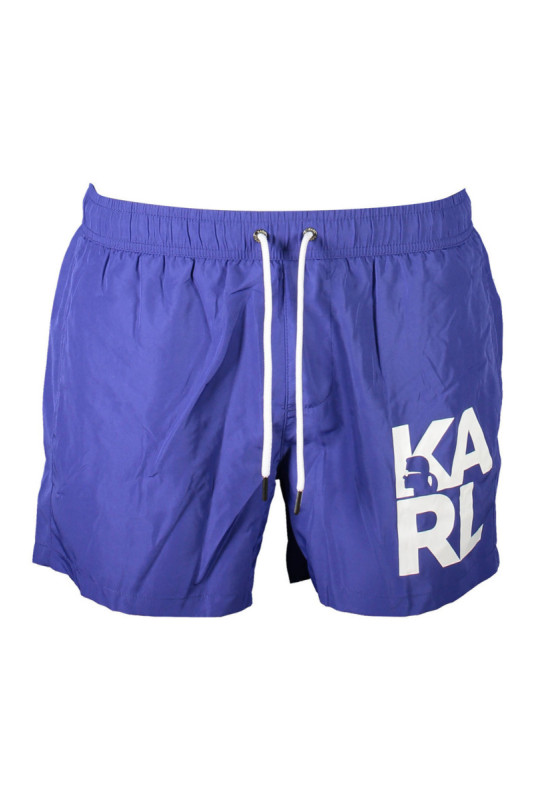 Short de bain bleu KARL LAGERFELD BEACHWEAR