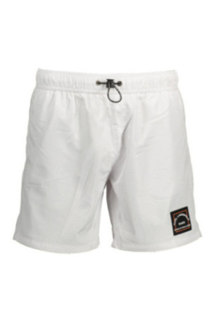 Short de bain boxer moyen blanc KARL LAGERFELD BEACHWEAR