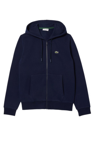 Sweat à capuche zippé manches longues Lacoste