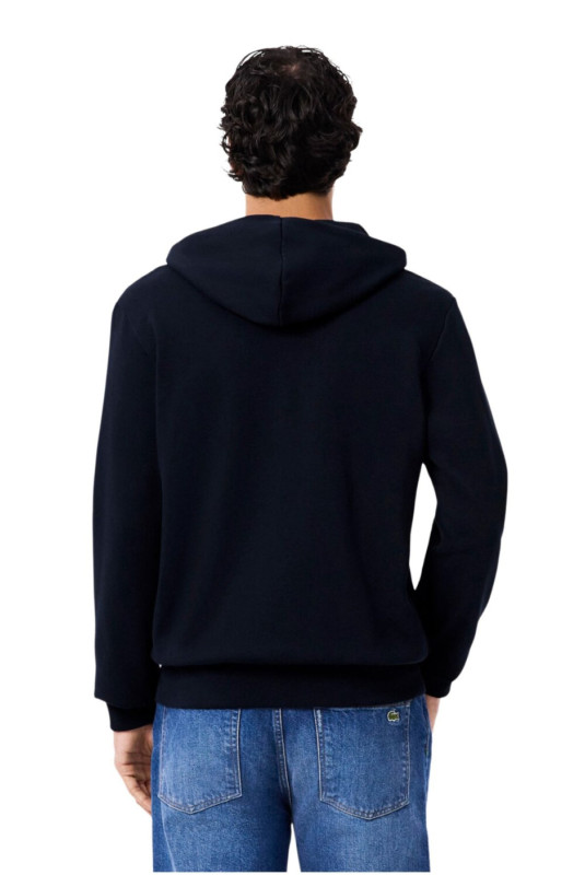 Sweat à capuche zippé manches longues Lacoste
