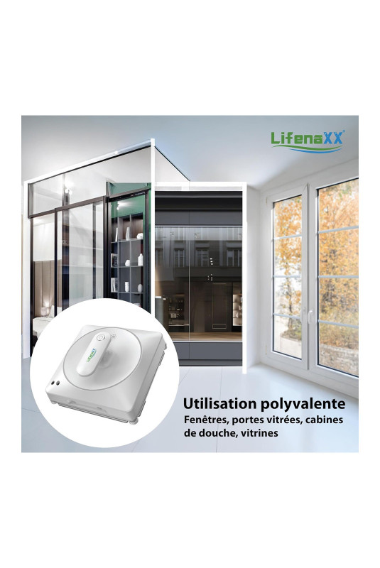 Robot nettoyeur de vitres 21.5 x 21.5 x 10.5 cm