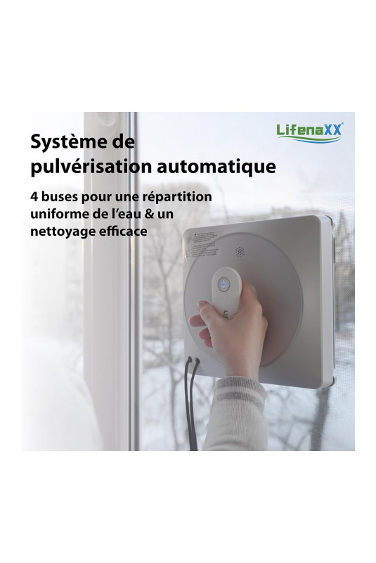 Robot nettoyeur de vitres 21.5 x 21.5 x 10.5 cm