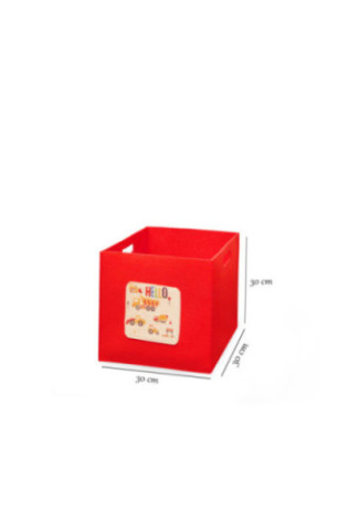 Panier en feutre - Rouge