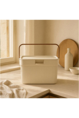 Boîte de rangement - Crème