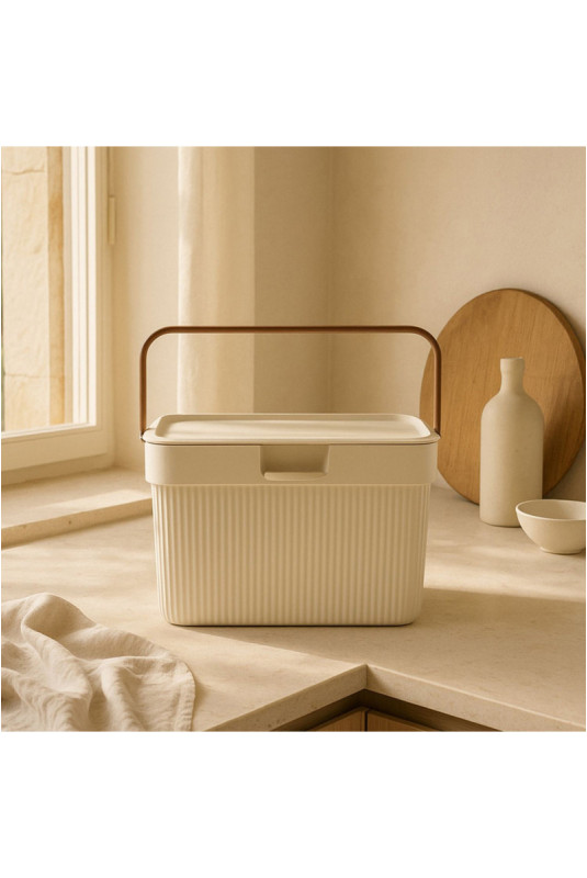 Boîte de rangement - Crème