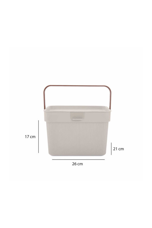 Boîte de rangement - Crème
