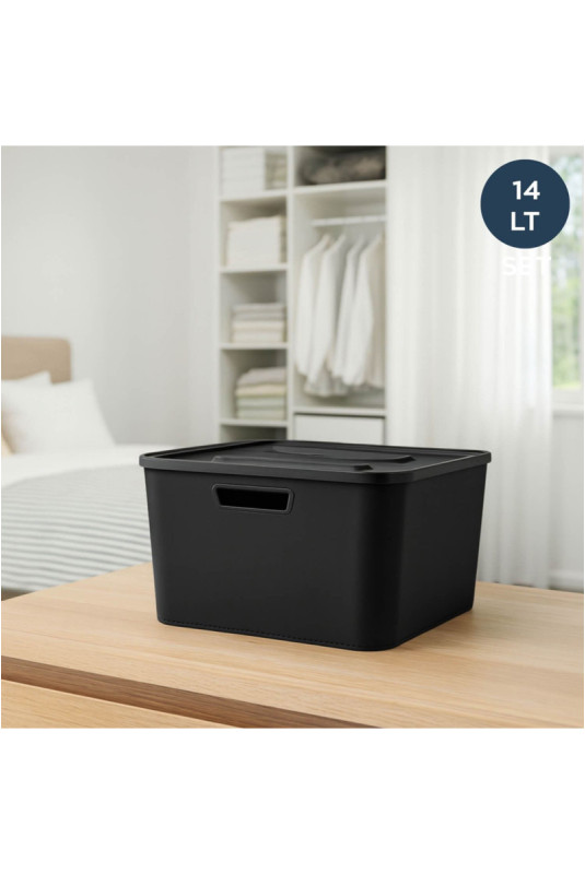 Boîte de rangement - Noir