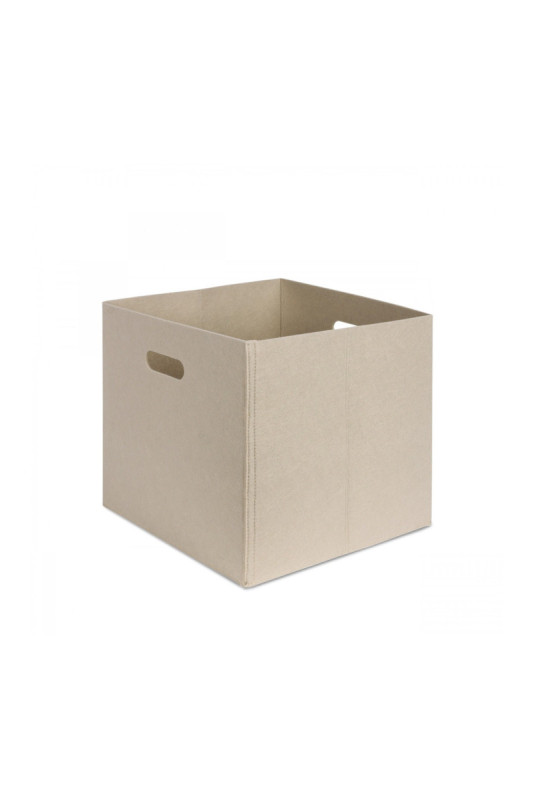 Ensemble de rangement de bureau en feutre (4 pièces) - Crème
