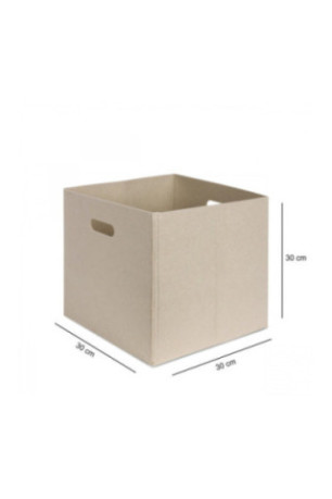 Ensemble de rangement de bureau en feutre (4 pièces) - Crème
