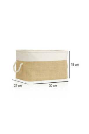 Panier en feutre - Blanc naturel