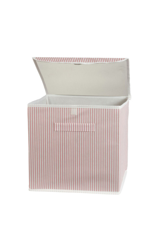 Panier en feutre - Rose Blanc