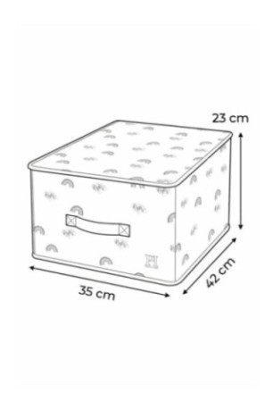 Ensemble de boîtes de rangement (4 pièces) - Blanc