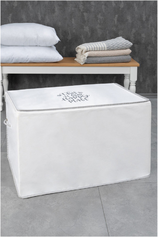 Panier en feutre - Blanc