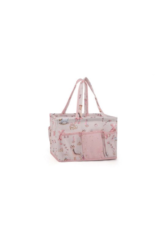 Panier en feutre - Rose