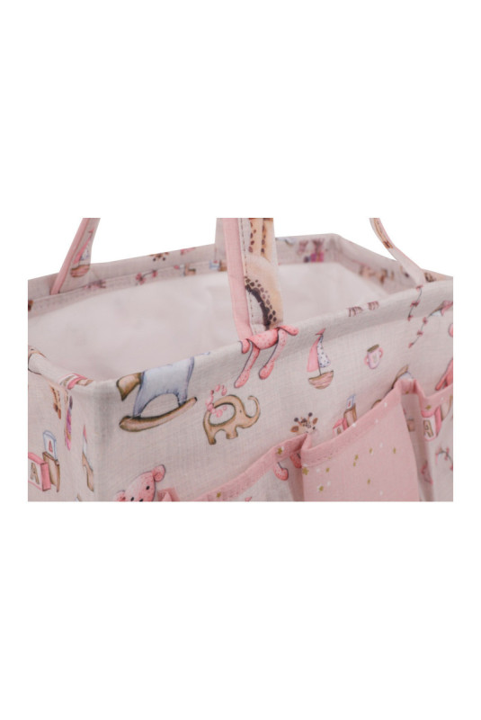 Panier en feutre - Rose