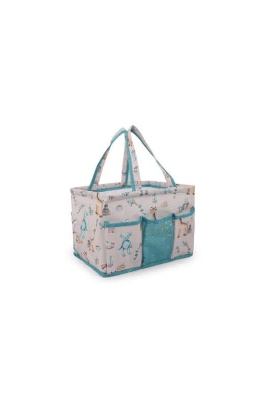 Panier en feutre - Bleu