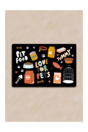 Tapis de litière pour chat - Multicolore