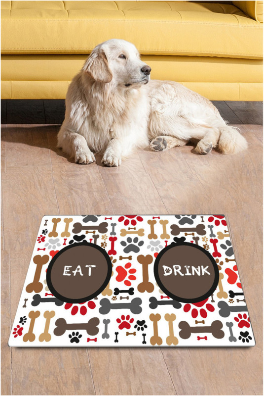 Tapis de litière pour chat - Multicolore