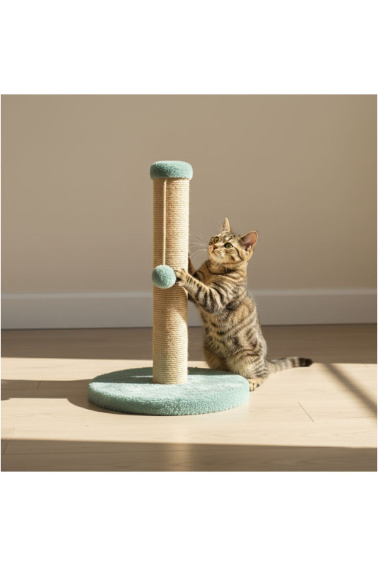 Griffoir pour chat - Turquoise