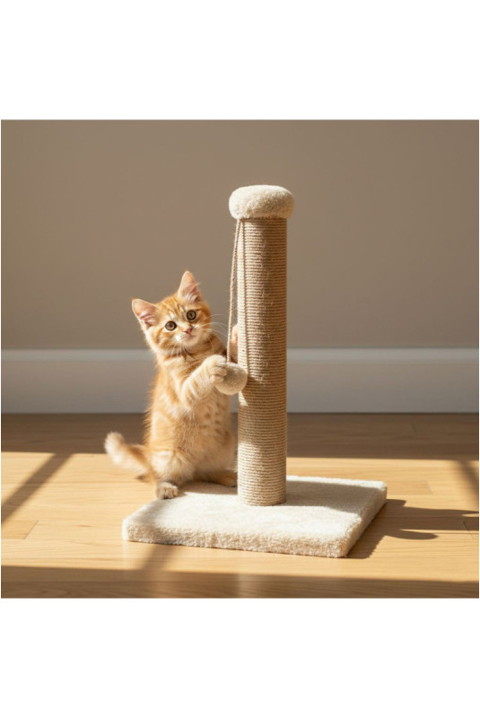 Griffoir pour chat - Beige