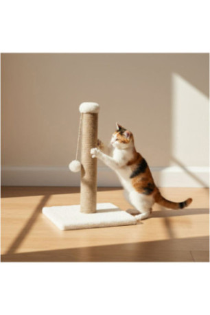 Griffoir pour chat - Blanc