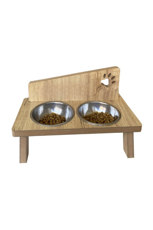 Gamelle pour animaux - En bois