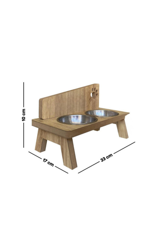 Gamelle pour animaux - En bois