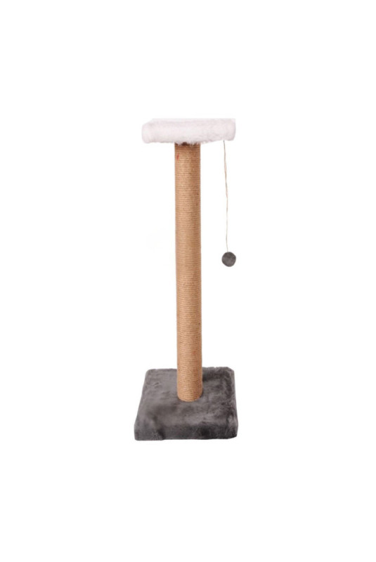 Griffoir pour chat - Anthracite Beige Blanc
