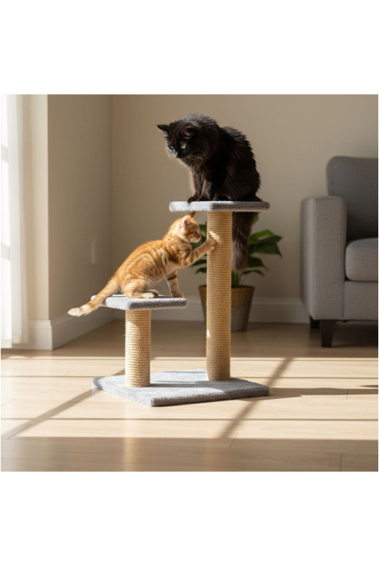 Griffoir pour chat - Gris