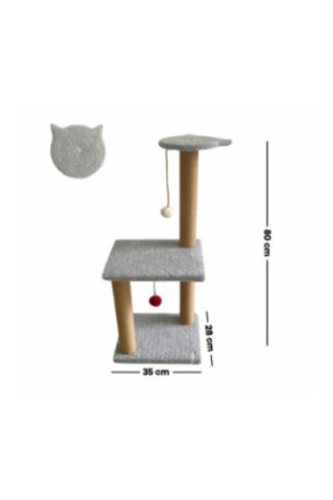 Griffoir pour chat - Gris