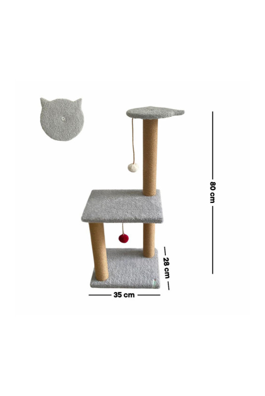 Griffoir pour chat - Gris