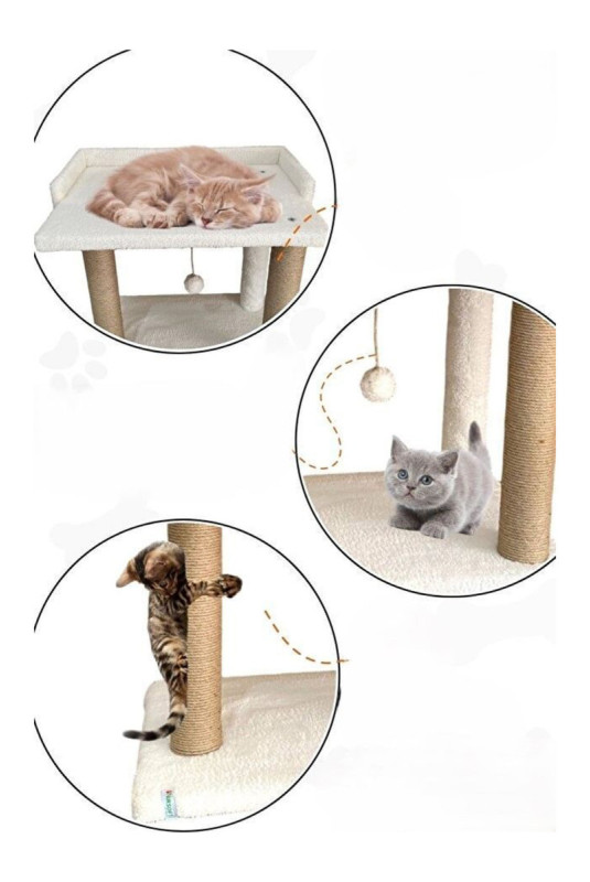 Lit pour chat - Blanc