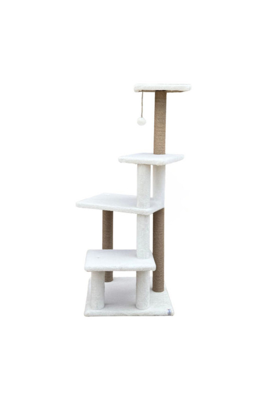Griffoir pour chat - Blanc