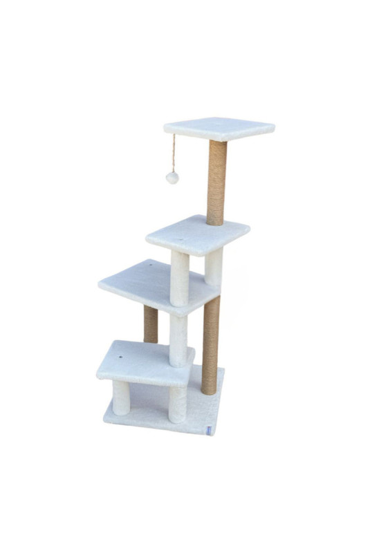 Griffoir pour chat - Blanc