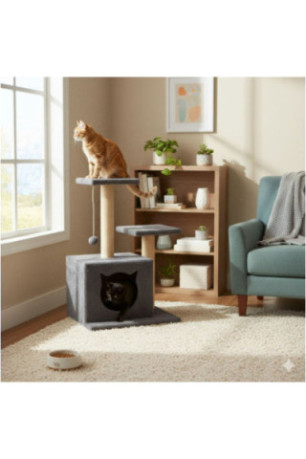 Maison pour chats - Anthracite