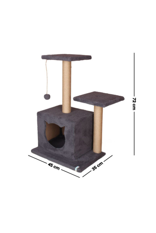 Maison pour chats - Anthracite