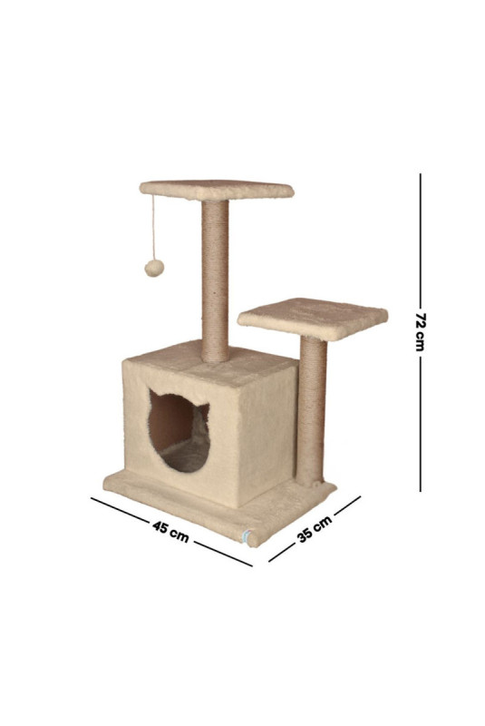 Maison pour chats - Beige