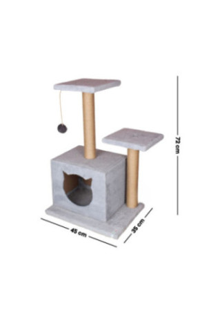 Maison pour chats - Gris