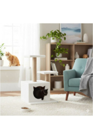 Maison pour chats - Blanc