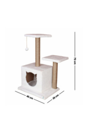 Maison pour chats - Blanc