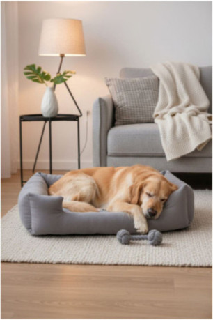 Lit pour animaux - Gris