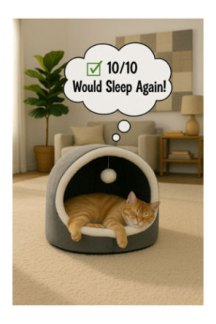 Lit pour chat - Anthracite
