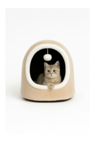 Lit pour chat - Crème