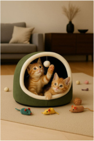 Lit pour chat - Vert