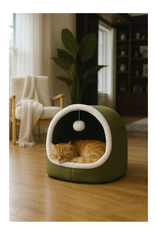 Lit pour chat - Vert