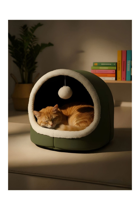 Lit pour chat - Vert
