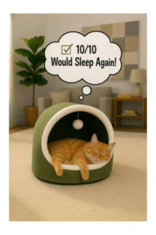 Lit pour chat - Vert