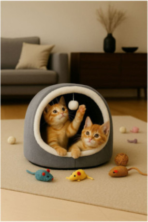 Lit pour chat - Gris