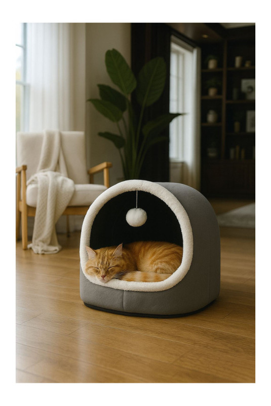 Lit pour chat - Gris